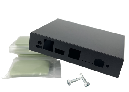 Boîtier métallique industriel fanless optimisé pour la dissipation thermique des cartes IACA.